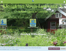 Tablet Screenshot of kleingaertner-verein-lankwitz.de